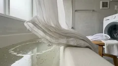 カーテンのくすみと臭いを一気に落とす、浴槽つけ置き洗い10ステップ