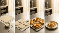 冷凍パイシートで簡単:クリームチーズ×金柑甘露煮の香りデザートパイ