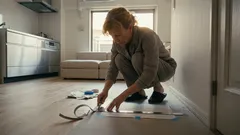 フロアマットの壁際がヨレない切り方 DIYでぴったり仕上げるコツ