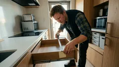 引き出しの内寸がズレない、付箋1枚でできるメジャー測定のコツ