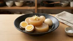 麺つゆだけで味が決まる、大根とゆで卵のほっとする煮物