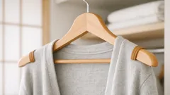 輪ゴムだけで服が落ちない！ハンガーのずり落ちを防ぐ簡単滑り止め術